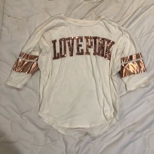 Victorious secret (pink) lil oversized tee